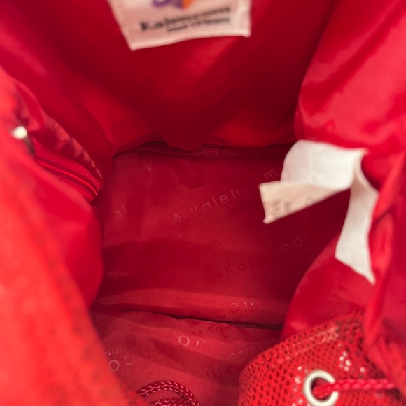 Kalencom  of New Orleans Red Multi Purpose Backpack. - Picture 5 of 8